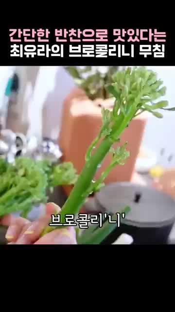 브로콜리니 고르기와 손질