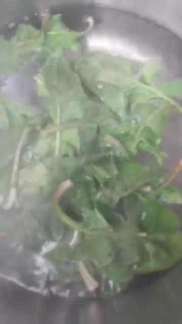 시금치 나물 무치기