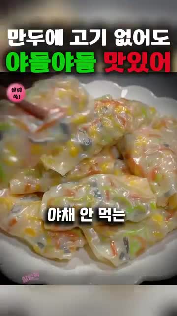 intro-야채만두의 매력과 건강함