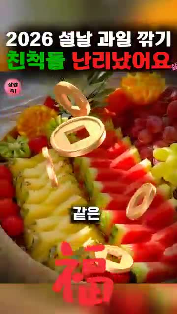 intro-2026년 설날의 특별한 과일 플레이팅
