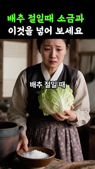 intro-배추 절이기의 중요성