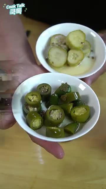 할라피뇨 1kg 준비와 세척